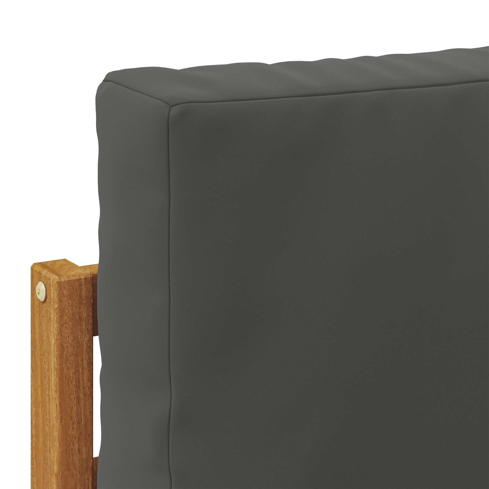 vidaXL 2 Stück Outdoor Mittelsofa Massivholz Akazie, Moderne, wetterfeste Gartenmöbel, vielseitige Entspannung, Akazienholz, gemütliches Draußenleben