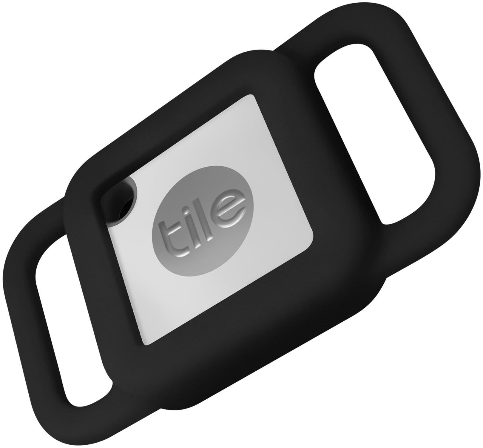 Geiomoo Silicone Case for Tile Mate 2024, 2022, 2020, Cover for Tracker Anti-Scratch, Holder Protect Finder Tag for Dog, Cat, Pets (Black)