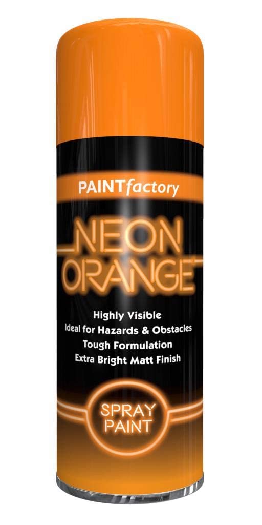 ALL PURPOSE NEON ORANGE 400ML - Professional Satin Finish Spray Wood ...
