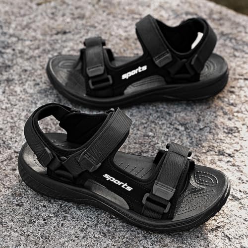 Orthopedic Sandals For Men Rubber Soles Hook and Loop Hiking Athletic Outdoor Beach Shoes Summer Sport Footwear4