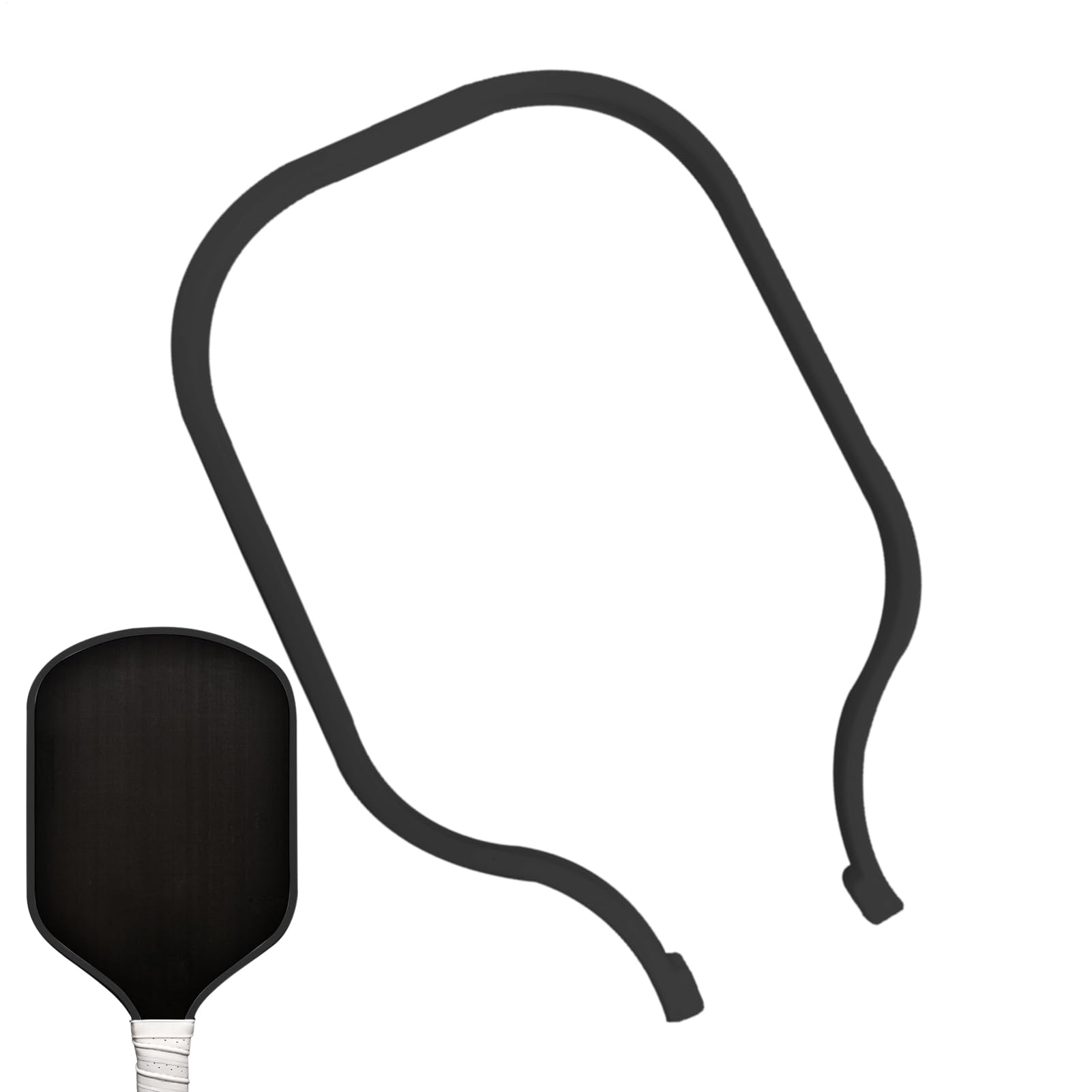 Générique Protège-Bordure Pickleball, Bandes De Protection De Bord pour Paddle De Pickleball, Aide D'Entraînement Sportif Pondéré avec Amortissement des Chocs pour Les Hommes Les Femmes Les