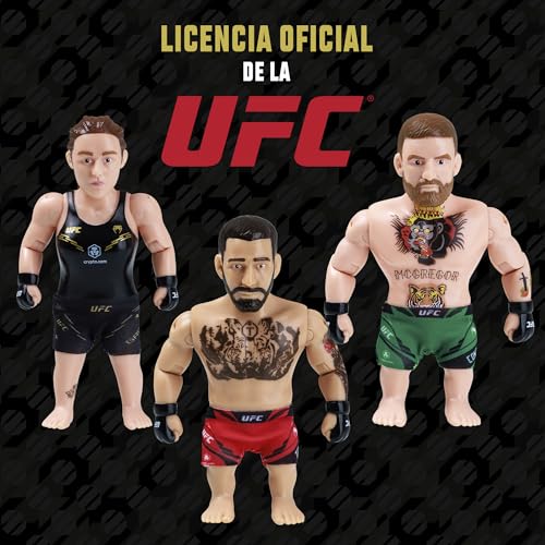 Miniatura 5 de Bizak UFC Leyendas Figura Articulada de Ilia Topuria de 11,5 cm con Accesorios, Colección Oficial MMA, +8 años, (64119016-02)