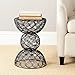 Safavieh Maggie Steelworks Iron Wire Swirls Stool, Black