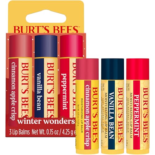 Burt's Bees Winter Wonders Lip Balm Set, Natural Origin Lip Care, 3 Tubes, 0.15 oz. - image 9