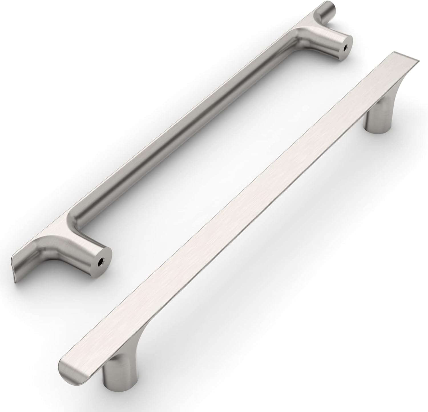 Amerdeco 6 Pack Brushed Satin Nickel Pulls 12.6 Inch(320MM) Hole Centers Kitchen