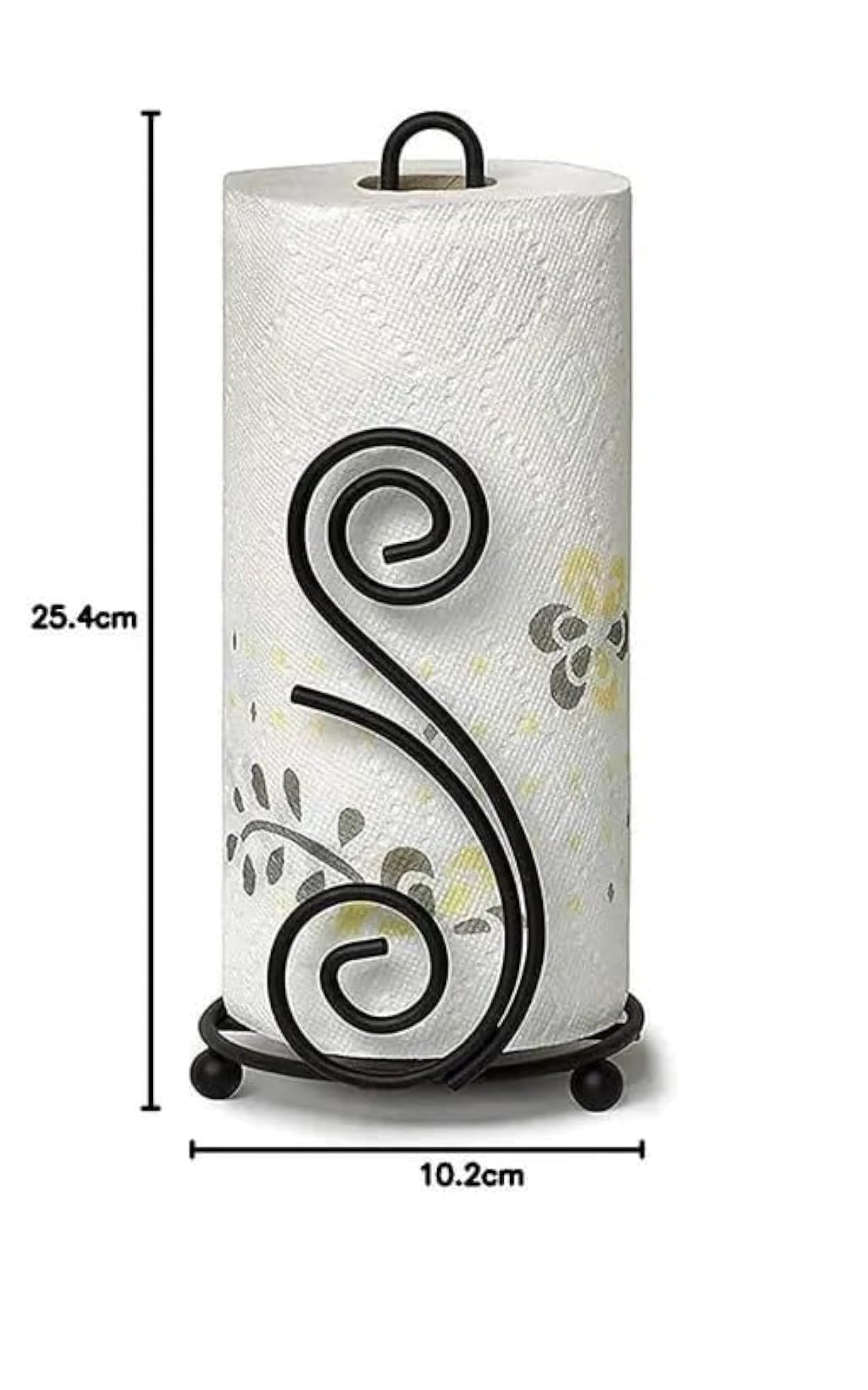 Wooden Mart Iron S Shaped Tissue Roll Stand