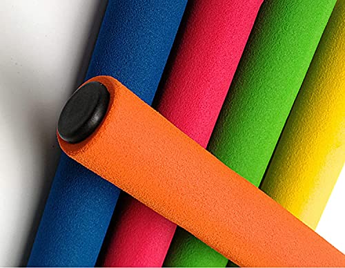 Kikeep Track and Field Relay Batons Sticks Assorted Color Relay Running Race Batons Sticks Foam Relay Running Baton 3 Pack Track & Field Sticks (3)