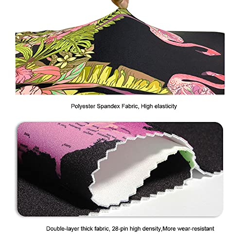 Image of MosaiRudo Thicker Luggage Cover Elastic Suitcase Cover Protector Fits 18-32 Inch Suitcase Travel Accessories, Travel-4, L, Zipper Closurezipper Closurezipper Closurezipper Closurezipper Closure