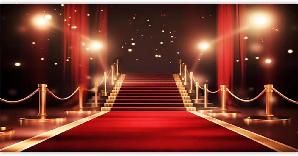 Red Carpet Backdrop 10x8ft Red Carpet Photo Backdrop for Photography | Fabric Backdrops,Award Ceremony Fashion Show Events,VIP Movie Night Party Decor,Birthday Graduation Senior Prom,NYE Events