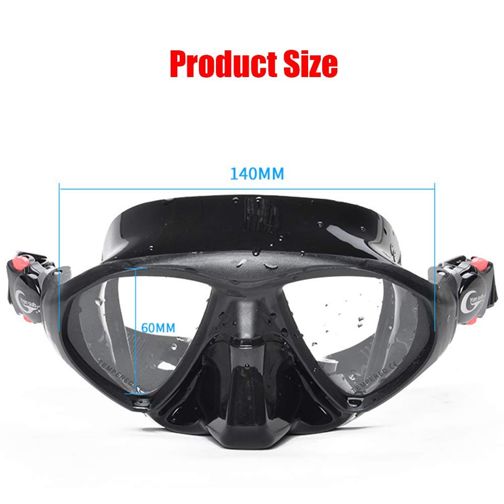 Maska do snorkelingu Łatwe oddychanie Maski do nurkowania Zestaw do suchej fajki Przeciwmgielna maska do snorkelingu Swobodne oddychanie Szkło hartowane Duża ramka Lustro Pole widzenia HD Dobra mask