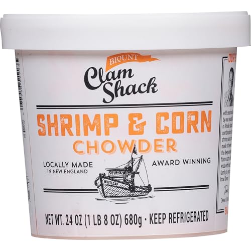 Blount Clam Shack Shrimp & Roasted Corn Chowder, Soup, 24 OZ