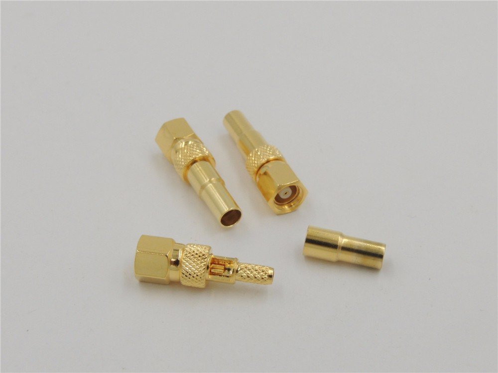 Wiring Connecting Terminals - 200pcs SMC Female Jack Straight Crimp Connector for RG174 RG179 RG316 RG188 Cable Adapter