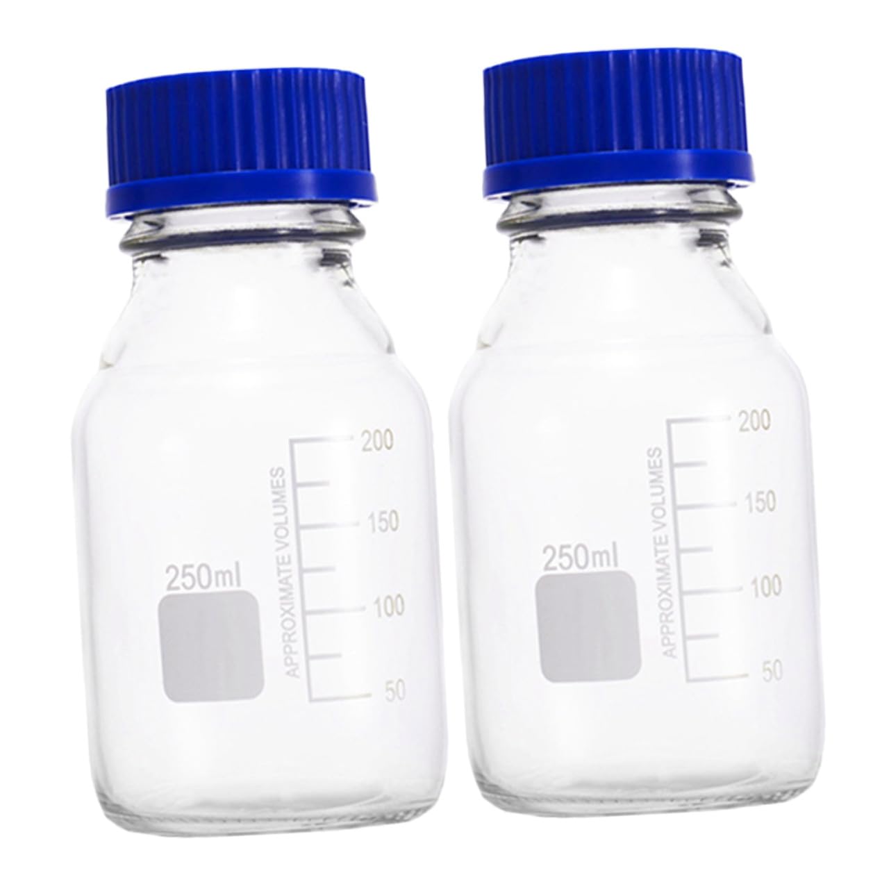 Ipetboom Bottiglia Reagente 250ml in Vetro Graduata per Laboratorio