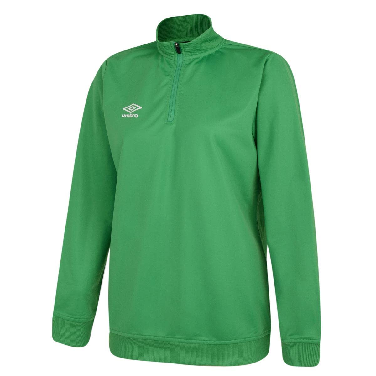 Umbro Damska/damska bluza Club Essential z zamkiem do połowy (XS) (szmaragd), Tw Emerald, XS