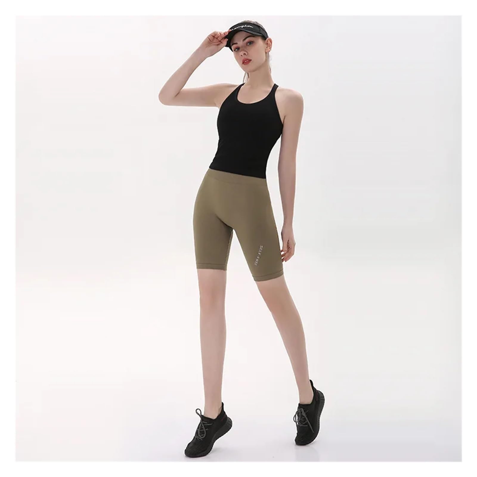 Canotta Fitness da Donna Canotta da Donna con Reggiseno, Canottiera da Palestra for Yoga, Senza Maniche, con Incrocio sulla Schiena, Canotta Attillata Estiva da Donna