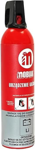 notlok Safety Work – Extintor sin flúor 750 ml eléctrico | Seguro para la Piel | para baterías de Litio, E hasta 1000V | Extintor para casa, Extintores Coche, Barco