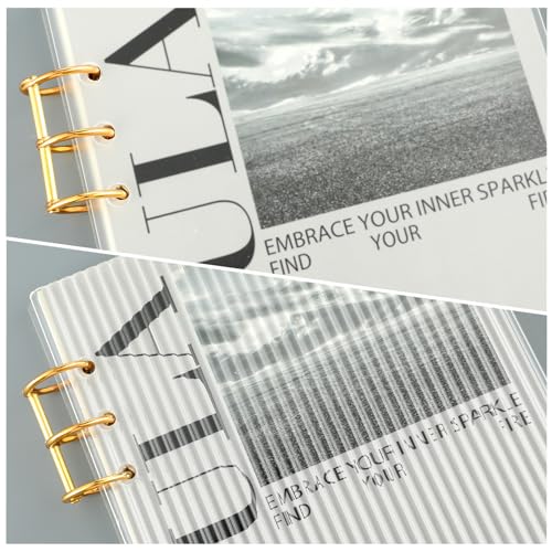 Classeur A5 acrylique Maitys rigide pour protéger vos notes sans les froisser - 4
