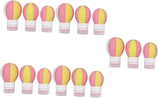 NOLITOY 15 Peças Garrafa De Sílica Gel Garrafa De Apertar De Silicone Recipientes De Viagem Garrafa De Loção Para As Mãos Tubos De Silicone Recarregáveis Vazios Garrafas De Apertar