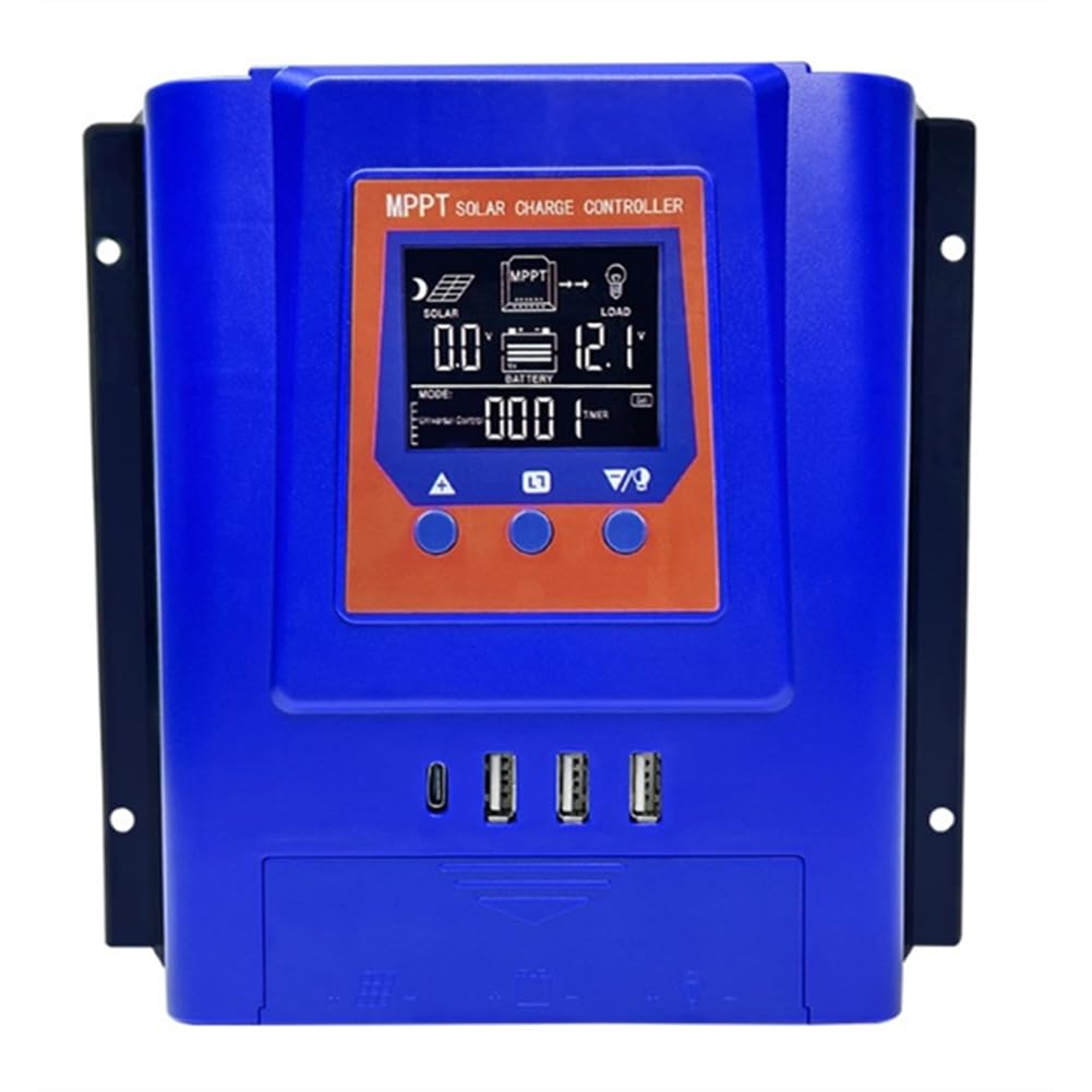 Hndhbfgrt The 100% MPPT Solar Charge Controller is Suitable for Home Solar Systems, RV Systems, Outdoor Camping, and Boats/Yachts.