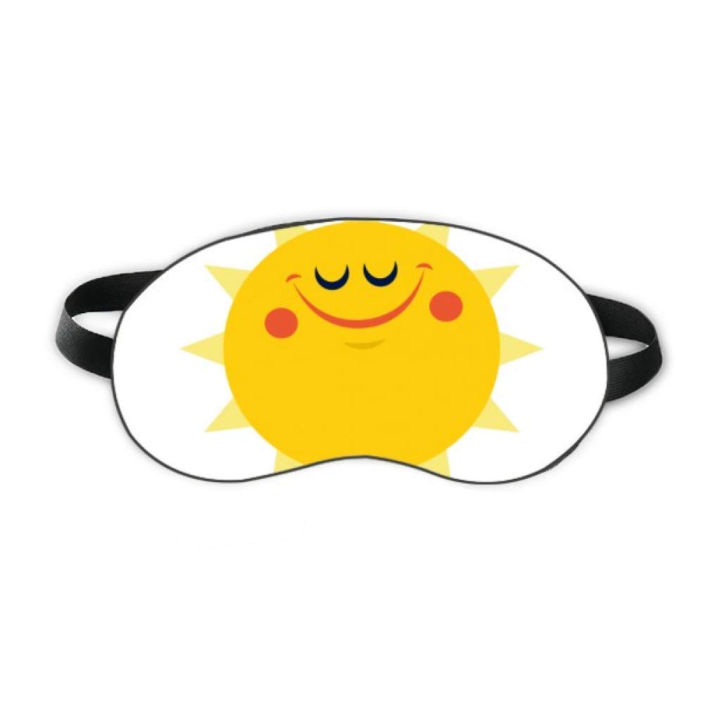 Universe And Alien Smiling Sun Sleep Eye Shield Soft Night Blindfold Shade Cover