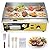 Dyna-Living Commercial Electric Griddle 22'' Stainless Steel Countertop Griddle 3000W 110V Flat top Grill Electric for Home Kitchen, Restaurant, 122~572? Temperature Adjustable