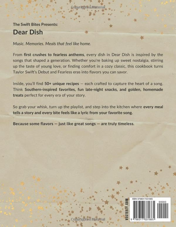 The Swift Bites - Dear Dish: A Cookbook Inspired by The First Eras of Taylor Swift. Made for Teens and Swifties at Heart. - Image 2