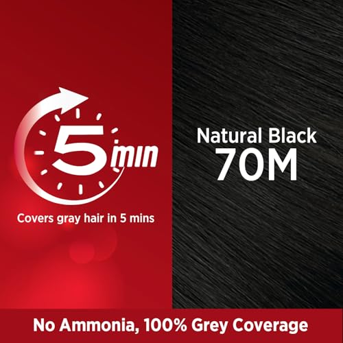 Image of REVLON Top Speed Hair Color For Men - Natural Black 70M (with Outrageous Conditioner 190 ml) (3S10978E16463170)