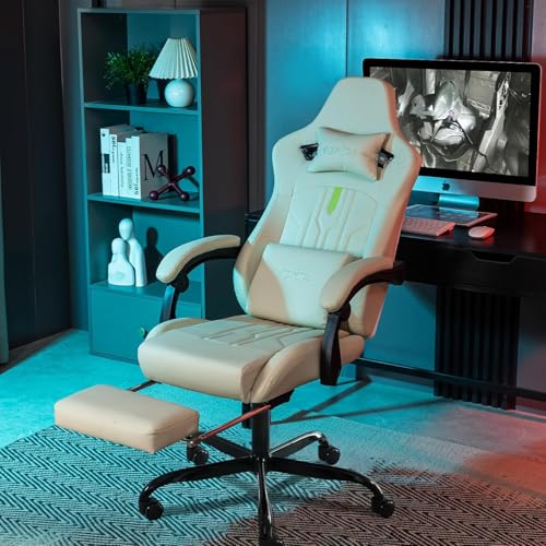 Gaming Chair Footrest Ergonomic Computer Chair Massage