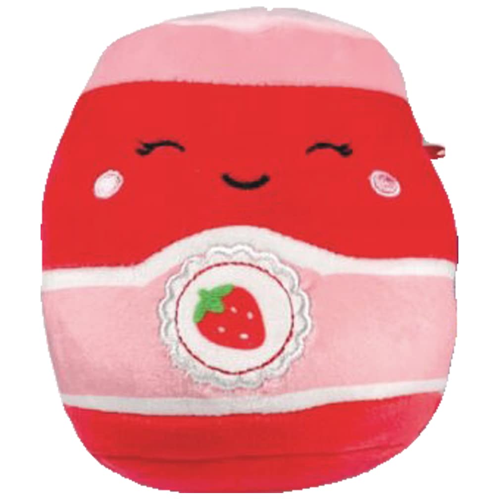 Squishmallow Oficial Kellytoy Food Squad Plush Toys Soft Plush Animal (8 Inch, Scarlett Strawberry) — view 47