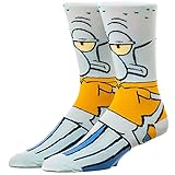 Squidward Socks Spongebob Squarepants Socks Squidward Clothing Spongebob Socks