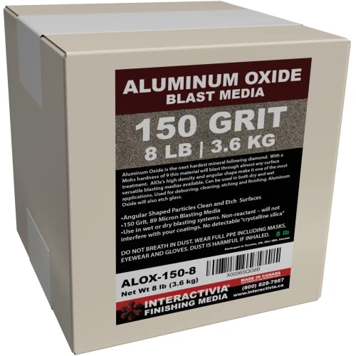 Image of #150 Aluminum Oxide - 8 LBS - Fine Sand Blasting Abrasive Media for Blasting Cabinet and Blasting Guns.