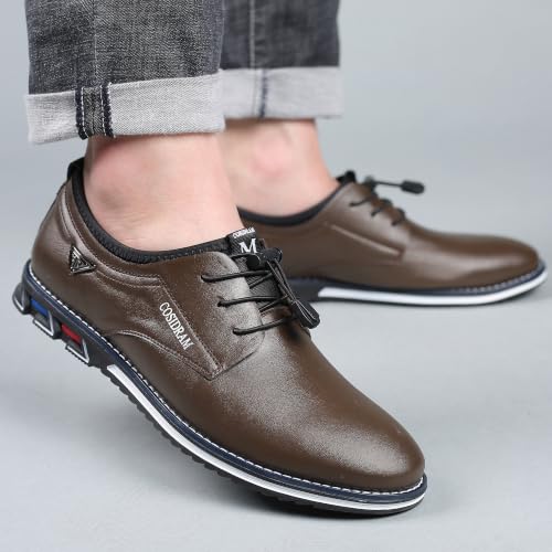 Image of COSIDRAM Mens Business Dress Shoes Casual Slip-on Comfort Walking Shoes