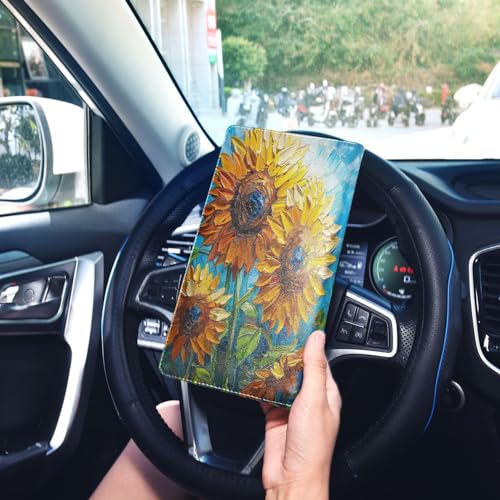 Organizador para auto de cuero miniatura 7