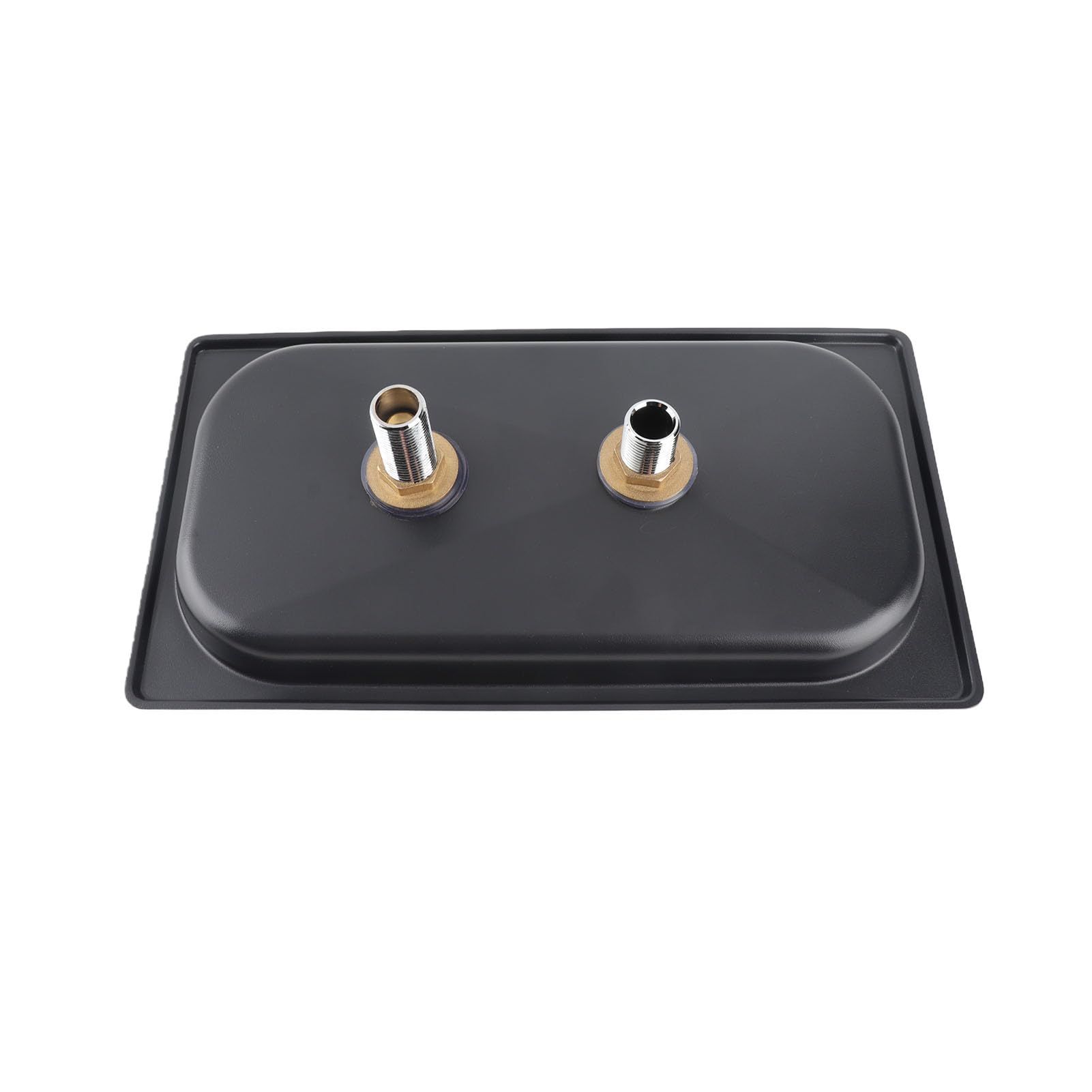 Sciacquatrice per Brocca, 360 ° risciacquo ad Alta Pressione di risciacquo Automatico Bar Glass Rinser, lavapiatti in Acciaio Inossidabile Tazza con 2 Tubi dell'Acqua (Black)