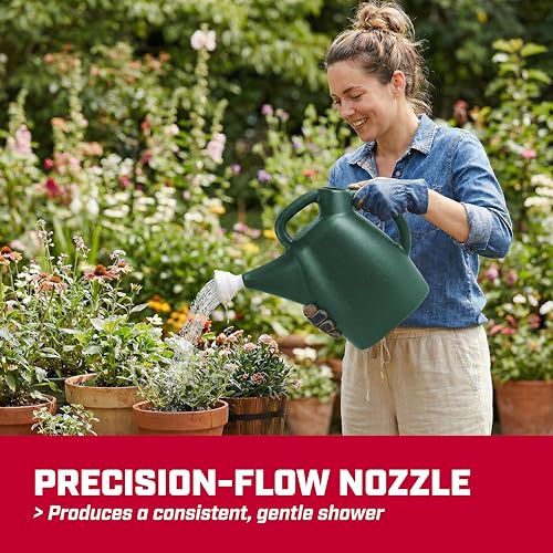 Image of Chapin 2-Gallon Watering Can, Easy-Pour Design for Garden Use | Lightweight durable tank; for lawn care and garden use, supports fertilizer mixing with balanced handle and long reach spout