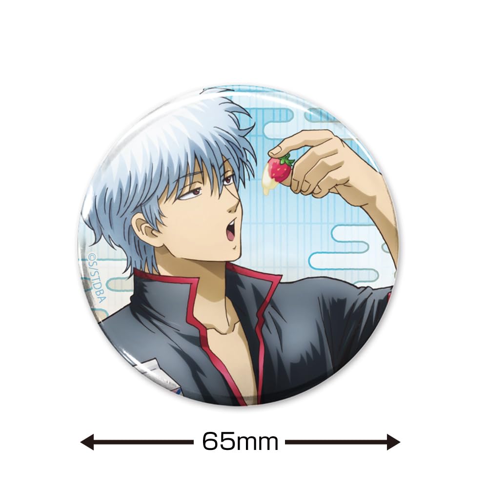 Amazon.co.jp: 【公式】コスパ 銀魂 描き下ろし 坂田銀時 65mm缶バッジ 