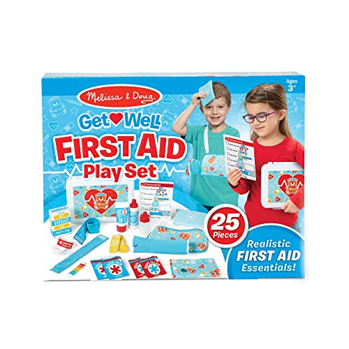 Melissa & Doug Get Well First Aid Kit Play Set Γ’β¬β 25 Toy Pieces Melissa & Doug Get Well First Aid Kit Play Set Γ’β¬β 25 Toy Pieces