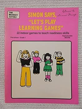 Hardcover Simon Says, "Let's Play Learning Games" Book