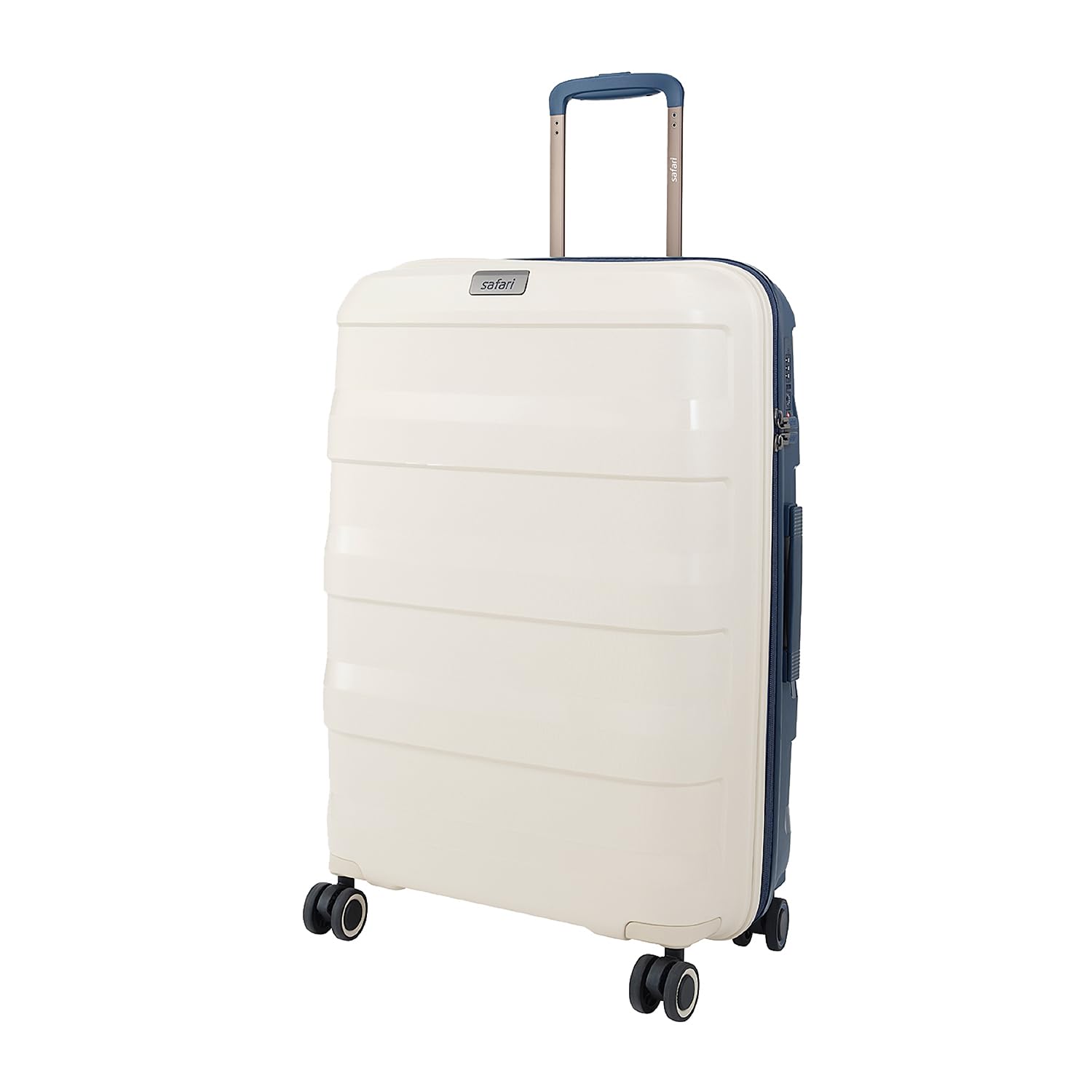 Select Aeroglide 68 CM Medium Blue Lightweight Hard Shell 8 Wheels Double Spinner Trolley/Luggage Bag with TSA Lock, Dual Wheels and Anti-Theft Zipper-image-2