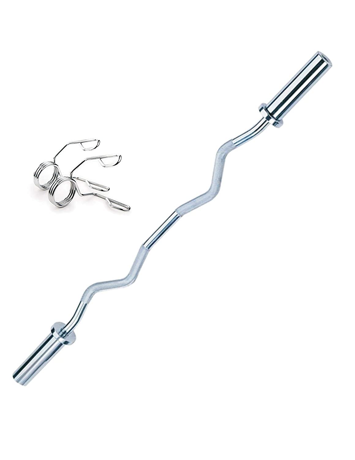 M ART 4 Feet Curling Olympic Barbell Rod Heavy Weight Lifting Training for Gym Fitness Workout (30 mm Internal Dia & 50mm Outer Dia) with Two. (B098M8ZHNJ) Amazon Price History, Amazon Price Tracker