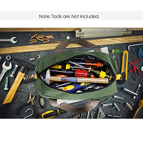 Lasamot Bolsa de armazenamento de ferramentas de manutenção resistente ao desgaste grande e espessa,
