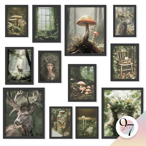 97 Decor Nature Goblincore Decor - Fantasy Wall Art...