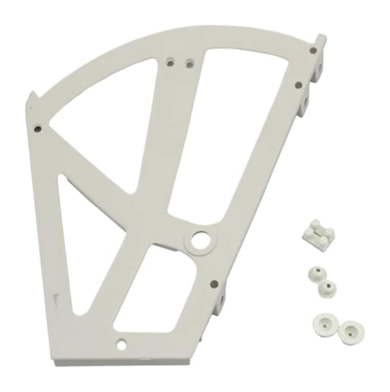 Fagoritime White Shoes Drawer Cabinet Hinges, Shoe Cabinet Hes Black For Rack Drawer Storage Shelf Turn Over(White)