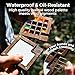 Funto Mini Watercolor Paint Set, All-in-One Walnut Wood 15-Color Premium Pocket Travel Paint Kit, with Crossbody Bag,Watercolor Journal, Metal Clip, Paint Water Cup, Water Brush Ideal for Art Lovers