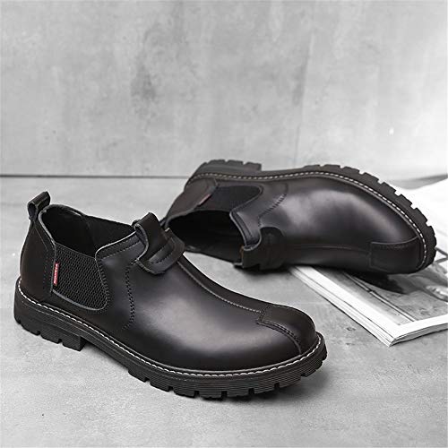 Men's Pull-on Casual Oxfords Shoes for Men Wedding Party Formal Dress Shoes Chelsea Style Antislip Sole2