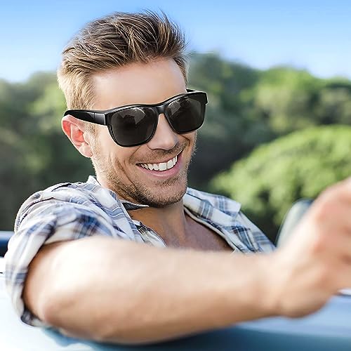 Sunglasses Fit Over Glasses for Men Women, Lightweight Polarized Sunglasses Wear Over Glasses, UV400 Protection2