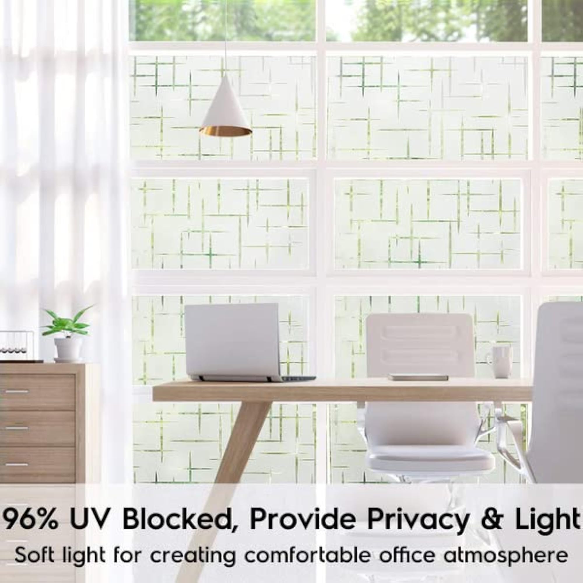 Opaque Frosted Static Cling Window Sticker, 60cm x 200cm