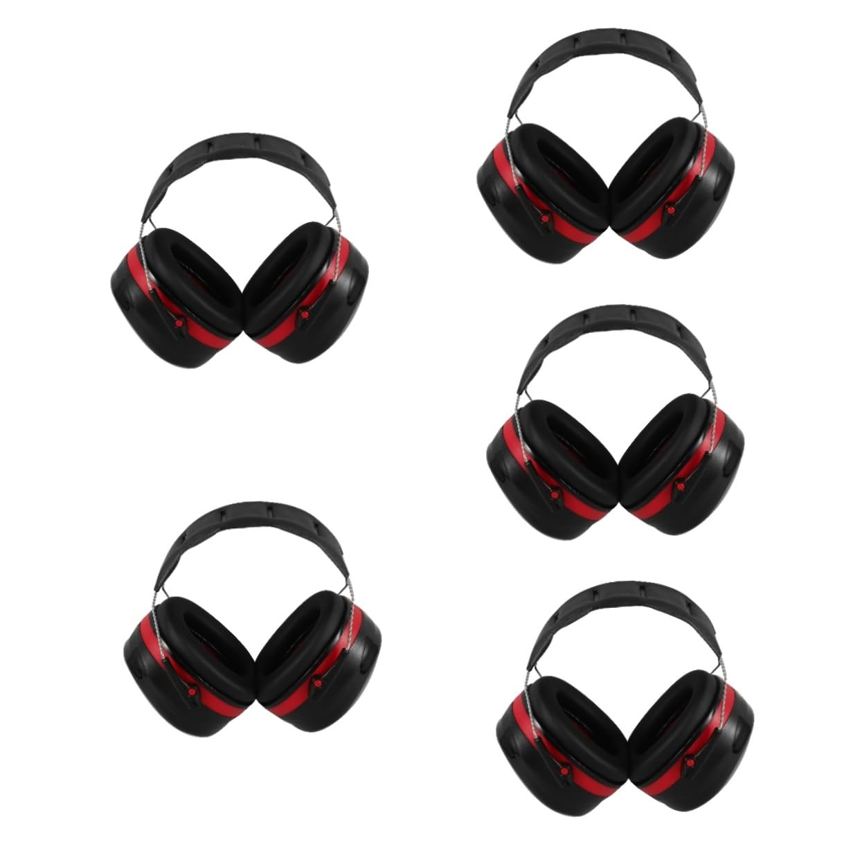 Homoyoyo 5pezzi Cuffie Antirumore Professionali Per Protezione Earmuff Per Riduzione Del Industriali Per e Resistenti Per e Relax