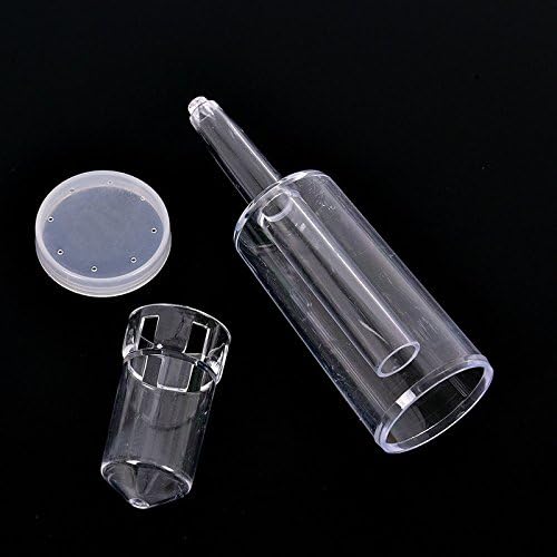 Miniatura 6 de Cerradura de aire casera simple de 4 piezas con tapa de fermentación de cerveza Fabricación de vino Twin Bubble Grommet Airlocks