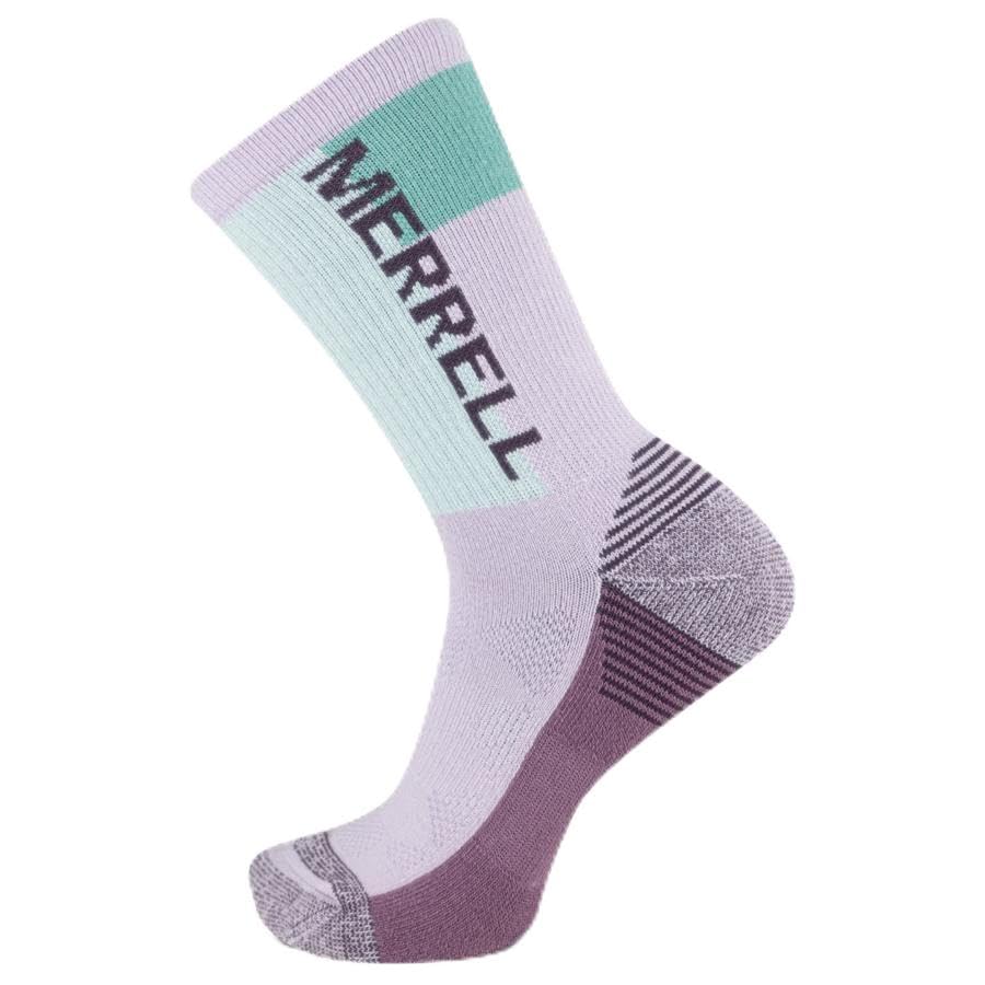Merrell Moab Speed Crew Socks 1 Pair, Lavender, Men's 5-8.5 / Women's 5-9.5